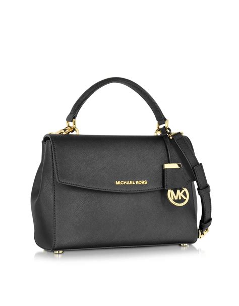 michael kors kimberly satchel black|michael kors black purse small.